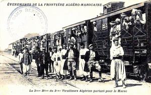 267- Tirailleurs partant pour le Maroc